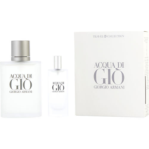 ACQUA DI GIO by Giorgio Armani EDT SPRAY 3.4 OZ & EDT SPRAY 0.5 OZ