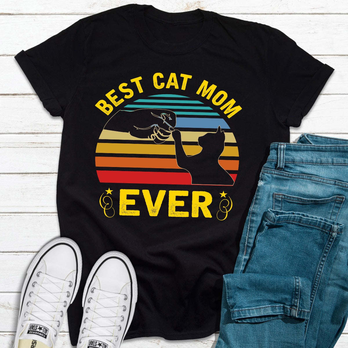 Best Cat Mom Ever T-Shirt