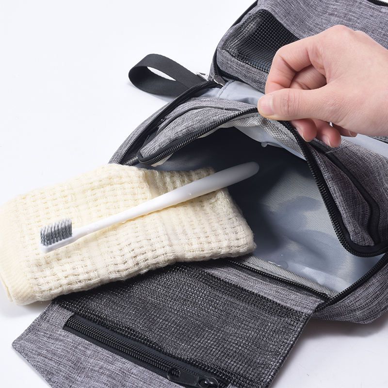 Lanola Toiletry Bag for Men & Women Hanging Hygiene Bag for Travel Water Resistant Dopp Kit with Divider and Handle for Cosmetics Brushes Tools Shaving Bag for Toiletries Accessories