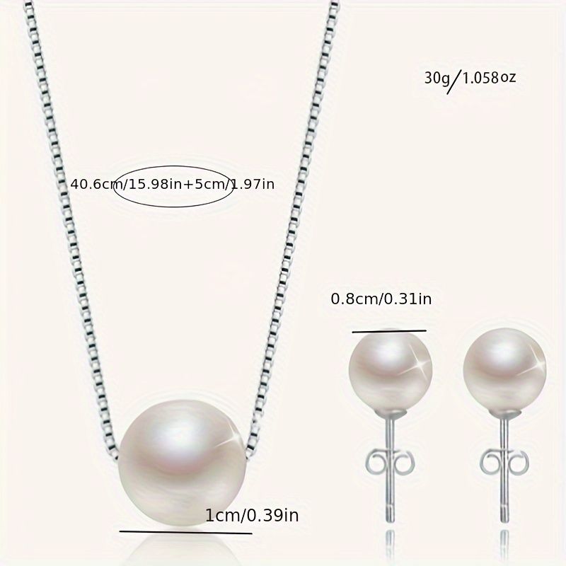 Style All Single Fashion Pearl Necklace Wedding  Anniversary Mother's Day Valentine's Day Party Gift