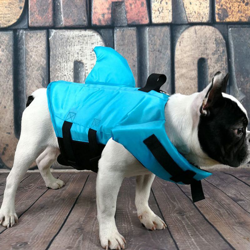 Summer Dog Life Vest Shark Pet Life Vest Jacket Dog Clothes Dog Safety Swimwear Safety Swimming Suit For Small Medium Large Dog