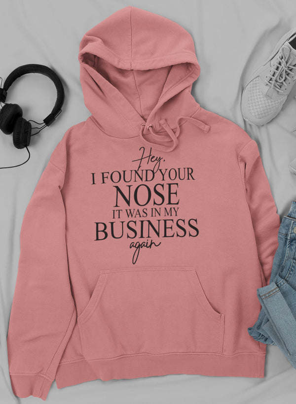 Hey I Found Your Nose Hoodie