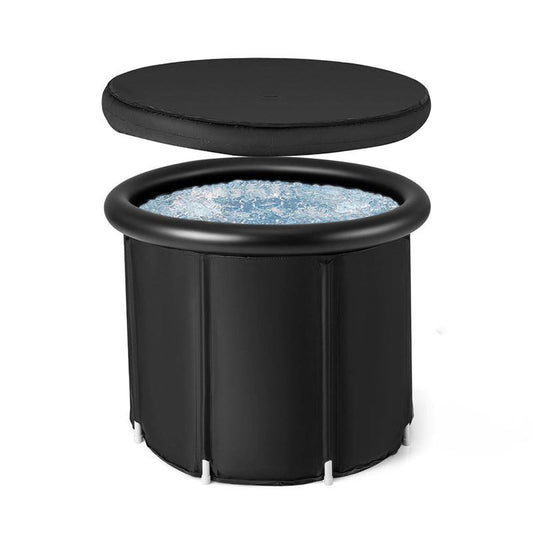 Outdoor Ice Plunge Tub with Lid for Household