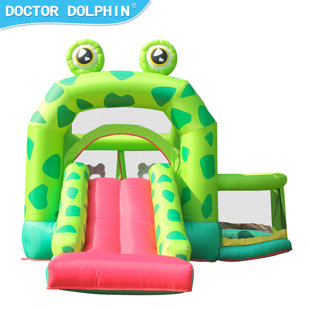 Frog Bounce House Jump House Kids Inflatable Bouncing Castle Jumping 420Dand 840D Playground Home Use