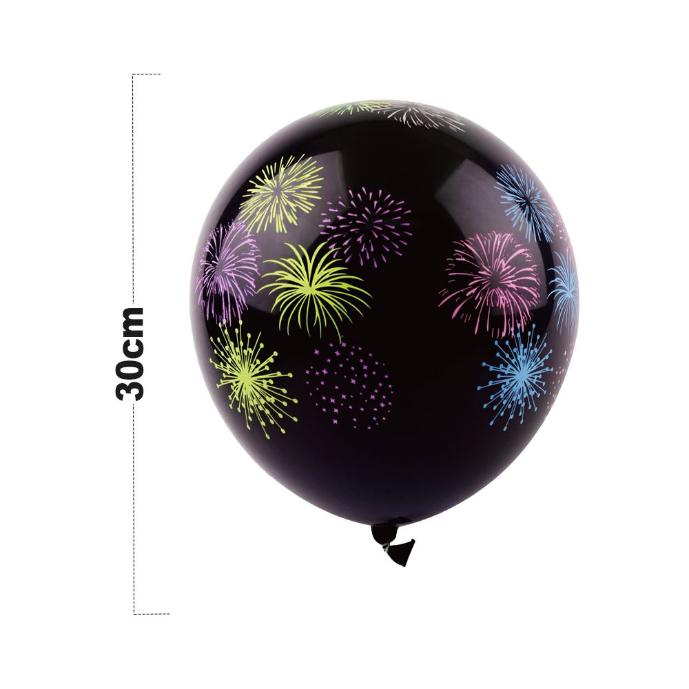 black party favor balloons 30cm* 72pcs