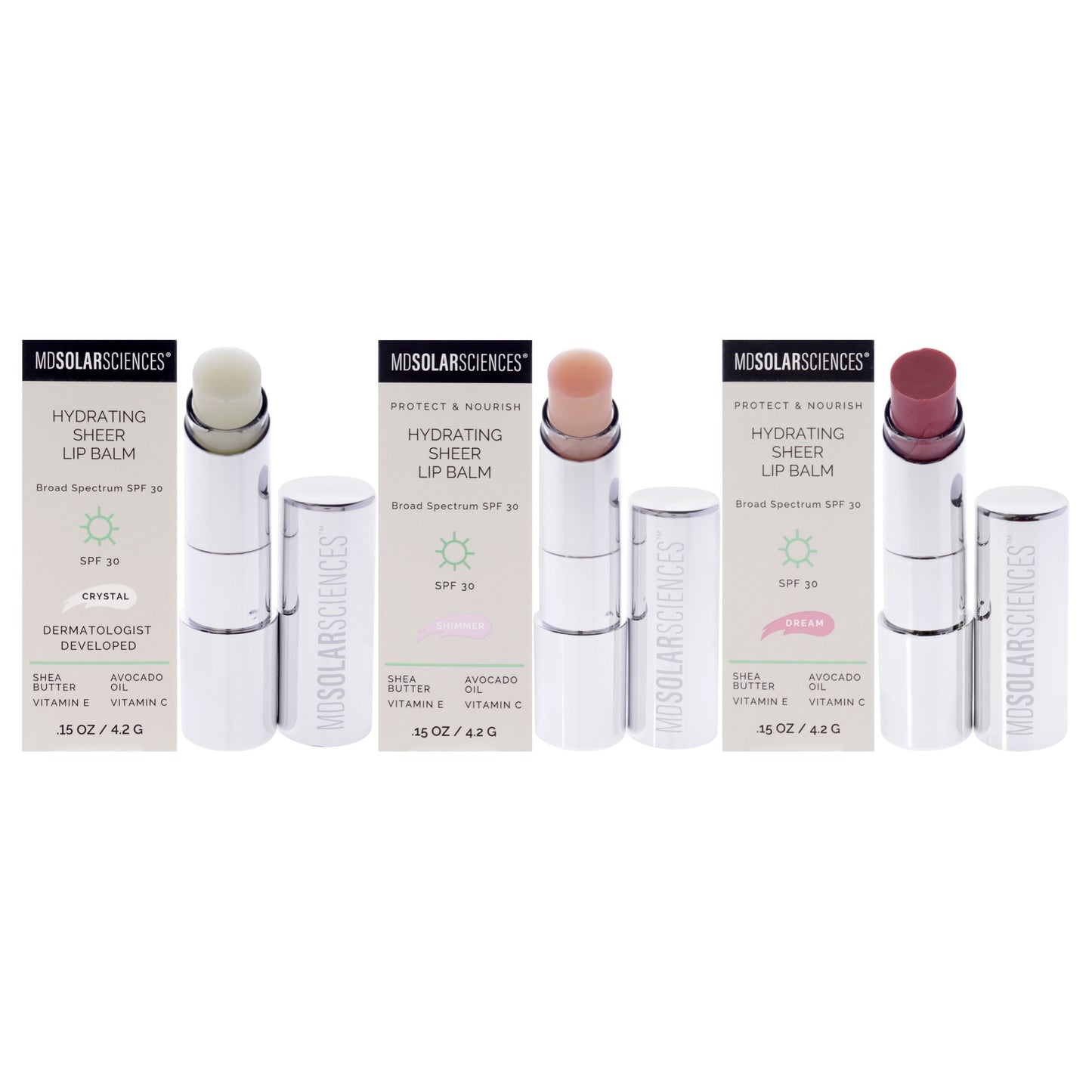 Hydrating Sheer Lip Balm Trio SPF 30