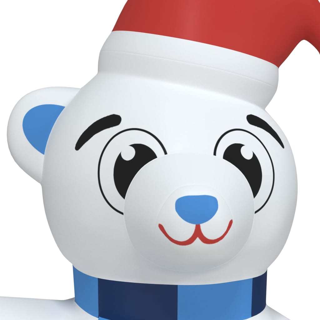 Christmas Inflatable Teddy Bear LED 94.5"