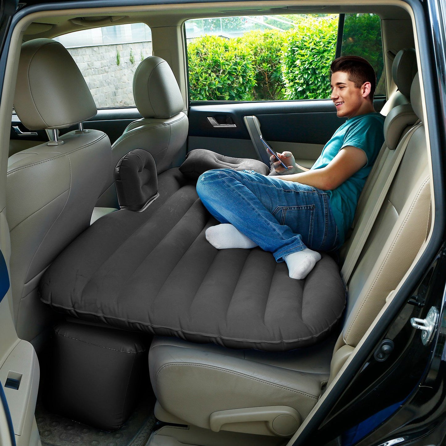 Car Air Mattress Bed Inflation Car Mattress Bed Portable Travel Camping Sleep Mat Car Inflation Bed For Trip