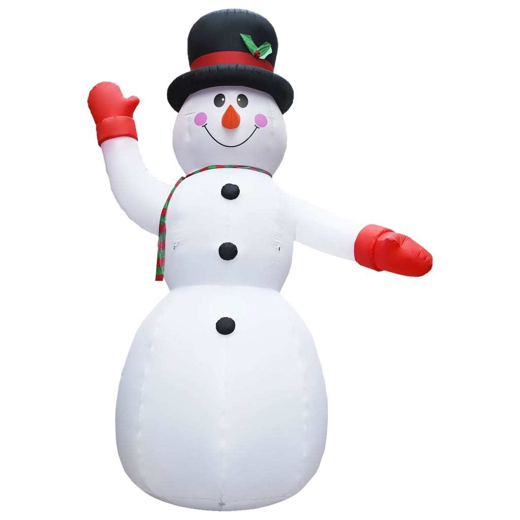 Christmas Inflatable Snowman with LED IP44 236.2" XXL