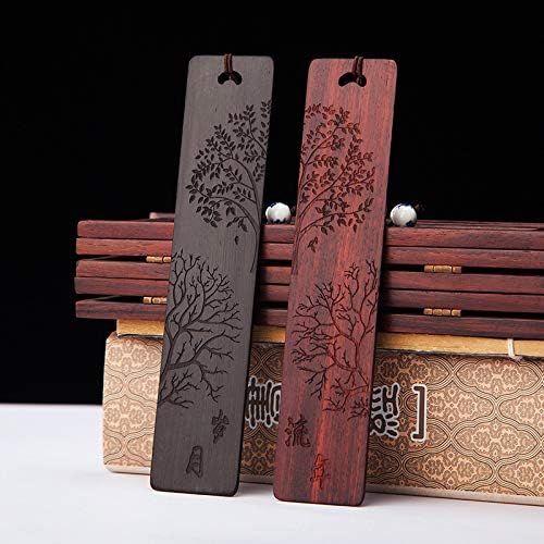 Wooden Handmade Carving Natural Wood Bookmarks