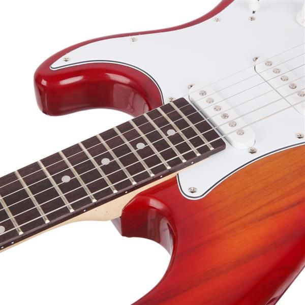 Rosewood Fingerboard Electric Guitar Sunset Red