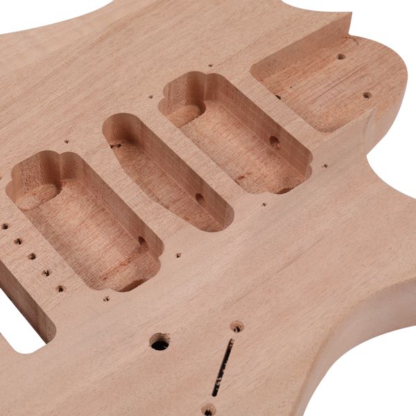 DIY 6 String 170 Style Electric Guitar Kits with Mahogany Body, Maple Neck and Accessories