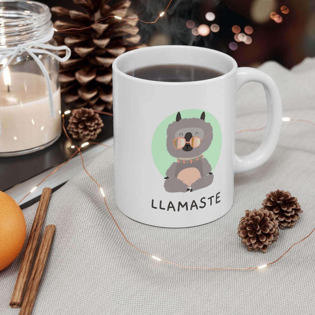 LLAMASTE Yoga Mug