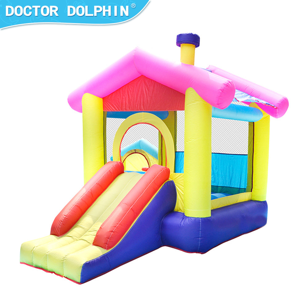 420D and 840D Inflatable Bounce House Bouncy House w/ Slide and 350W Blower