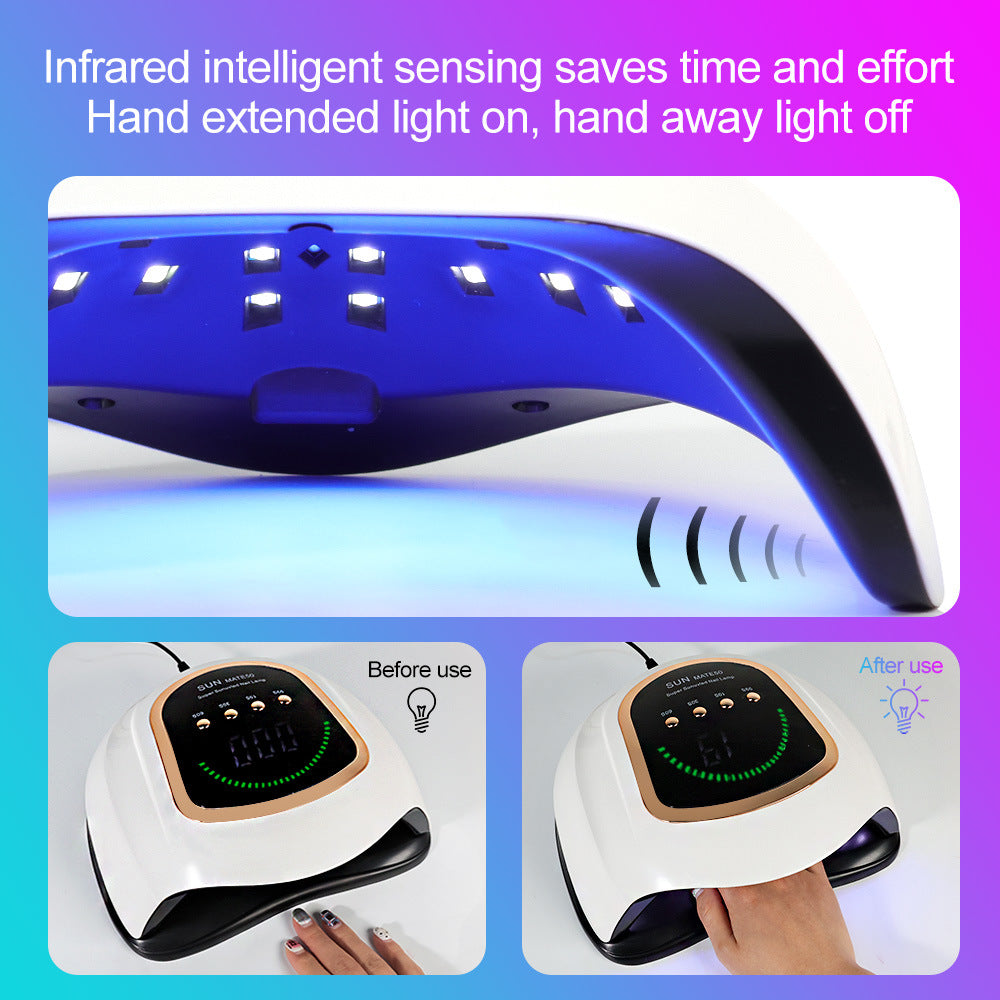 42LED Professional Nail Dryer Infrared Sensor Nail Lamp With 4 Timers For Fast Curing Of All Gel Nail Polishes Nail Drying Salon Tools