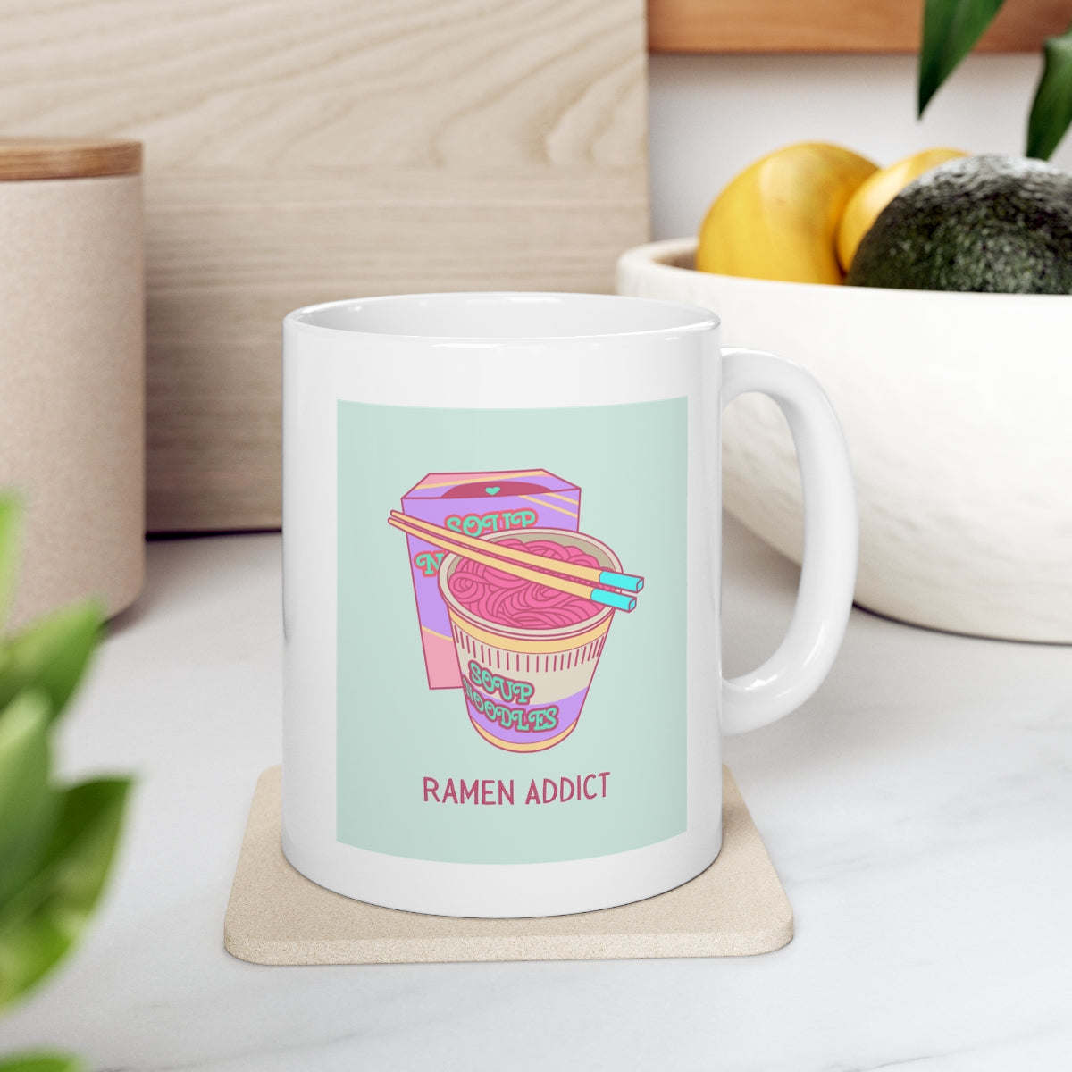 Ramen Addict Novelty Mug