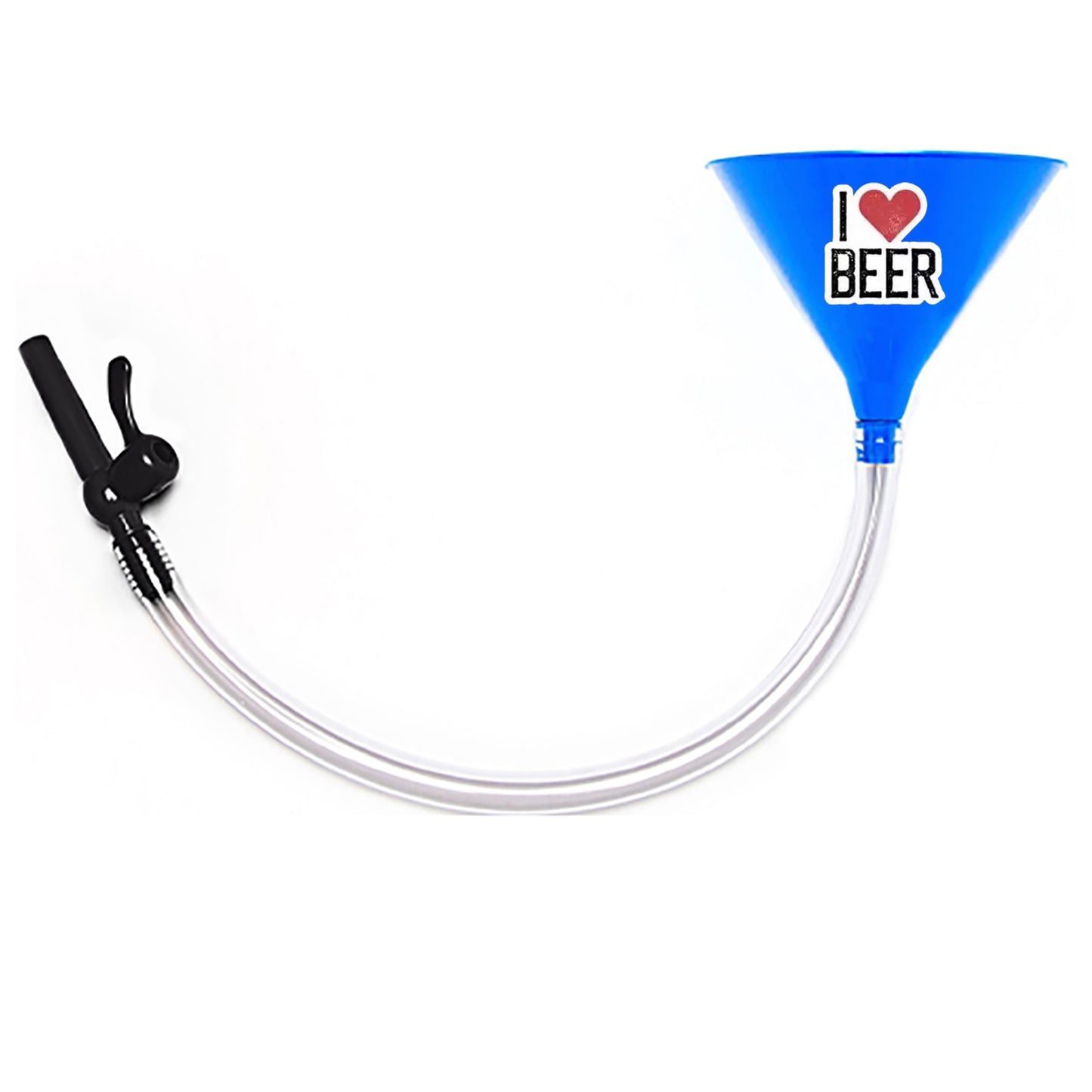 I Love Beer - Beer Bong Funnel with Valve