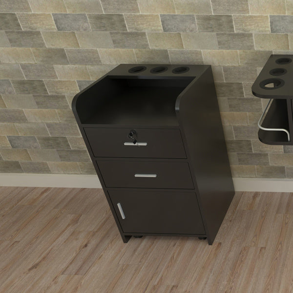 2 Pumping a Beauty Salon Side Table Black