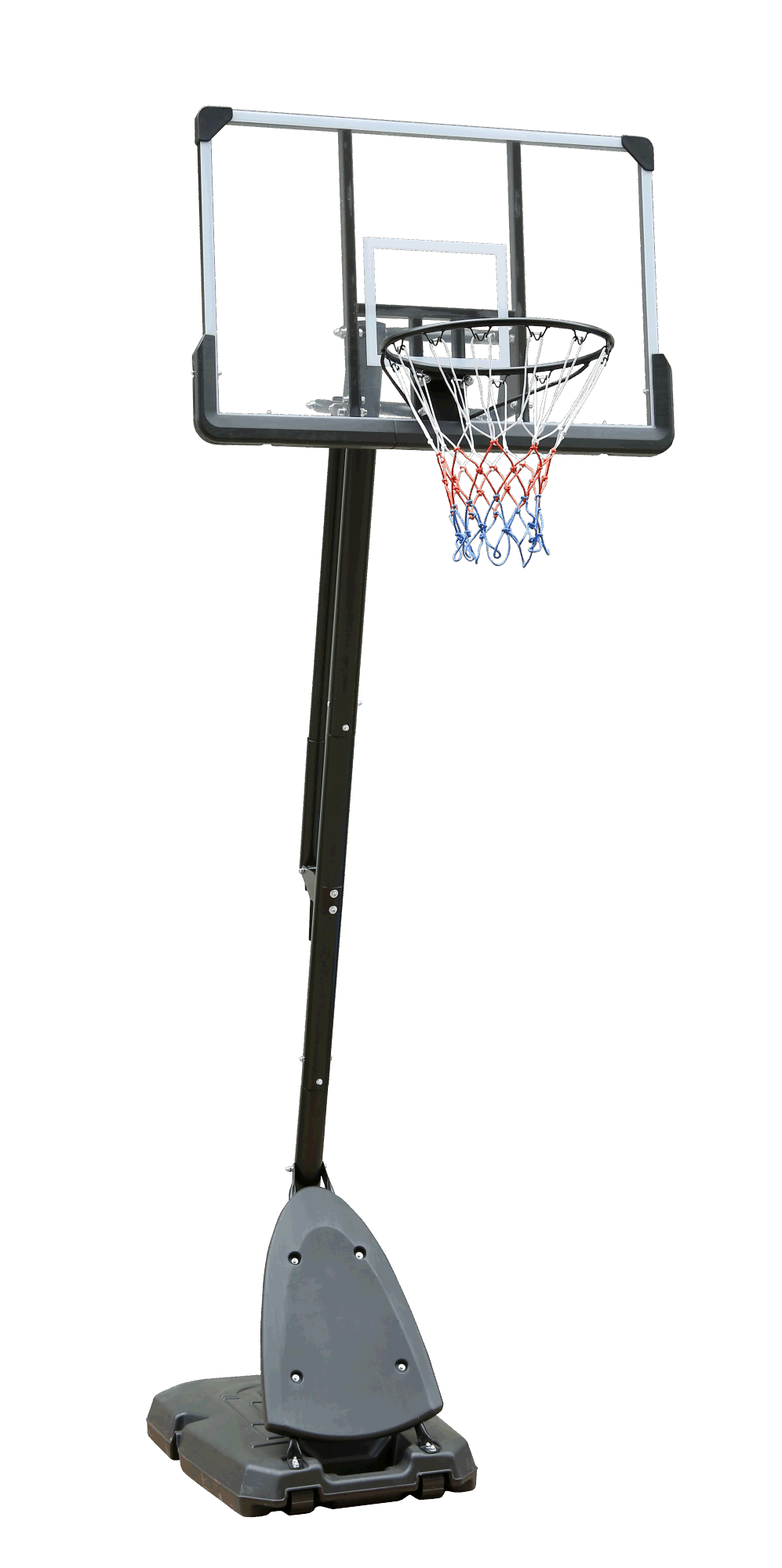 Use for Outdoor Height Adjustable 6 to 10ft Basketball Hoop 44 Inch Backboard Portable Basketball Goal System with Stable Base and Wheels