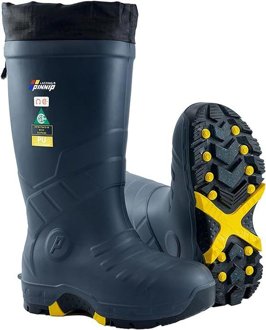 Men's S5 Safety Boots With Composite Toe Waterproof Insulated Ice Boots CSA ASTM F2413-18 Acid & Oil Resistant