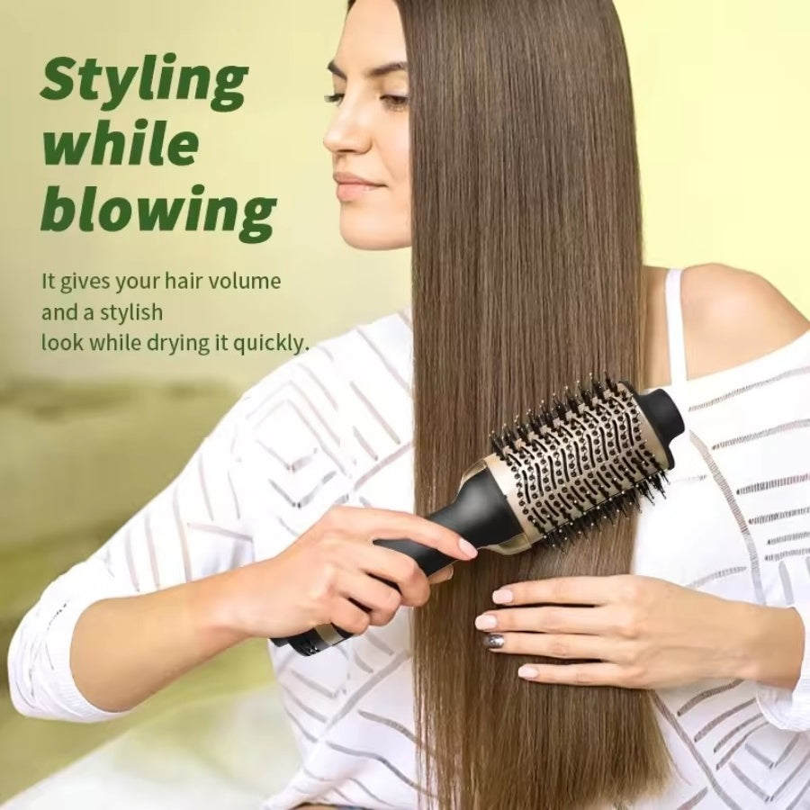 Hot Hair Blow Dryer Brush One Step Hot Air Stylers and Volumizer 2 In 1 Styling Tool Electric Hair Dryer with Hot Brush Travel Friendly Heated Hairbrush