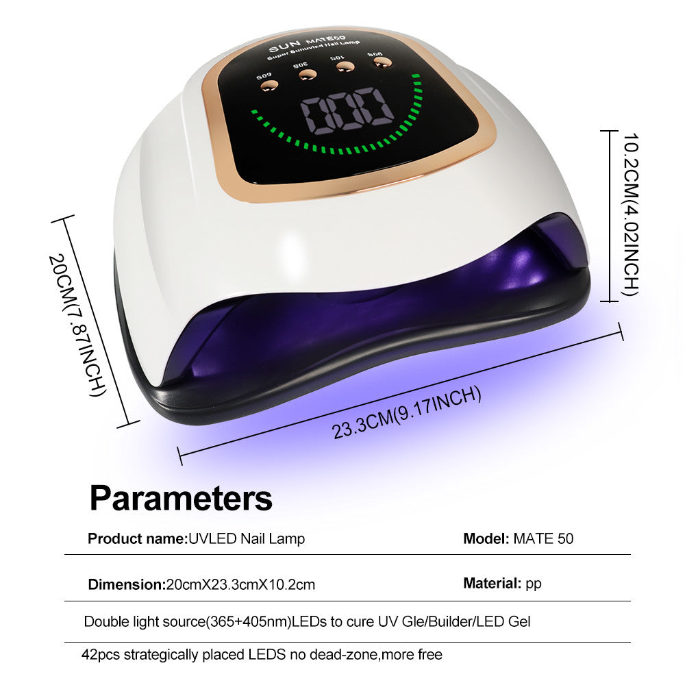 42LED Professional Nail Dryer Infrared Sensor Nail Lamp With 4 Timers For Fast Curing Of All Gel Nail Polishes Nail Drying Salon Tools