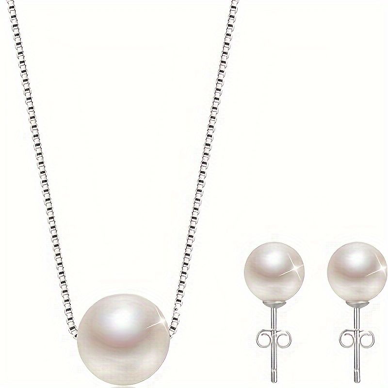 Style All Single Fashion Pearl Necklace Wedding  Anniversary Mother's Day Valentine's Day Party Gift