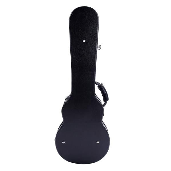 [Do Not Sell on Amazon]Glarry High Grade Electric Guitar Hard Case for GLP Style Electric Guitar Microgroove Bulge Surface Black