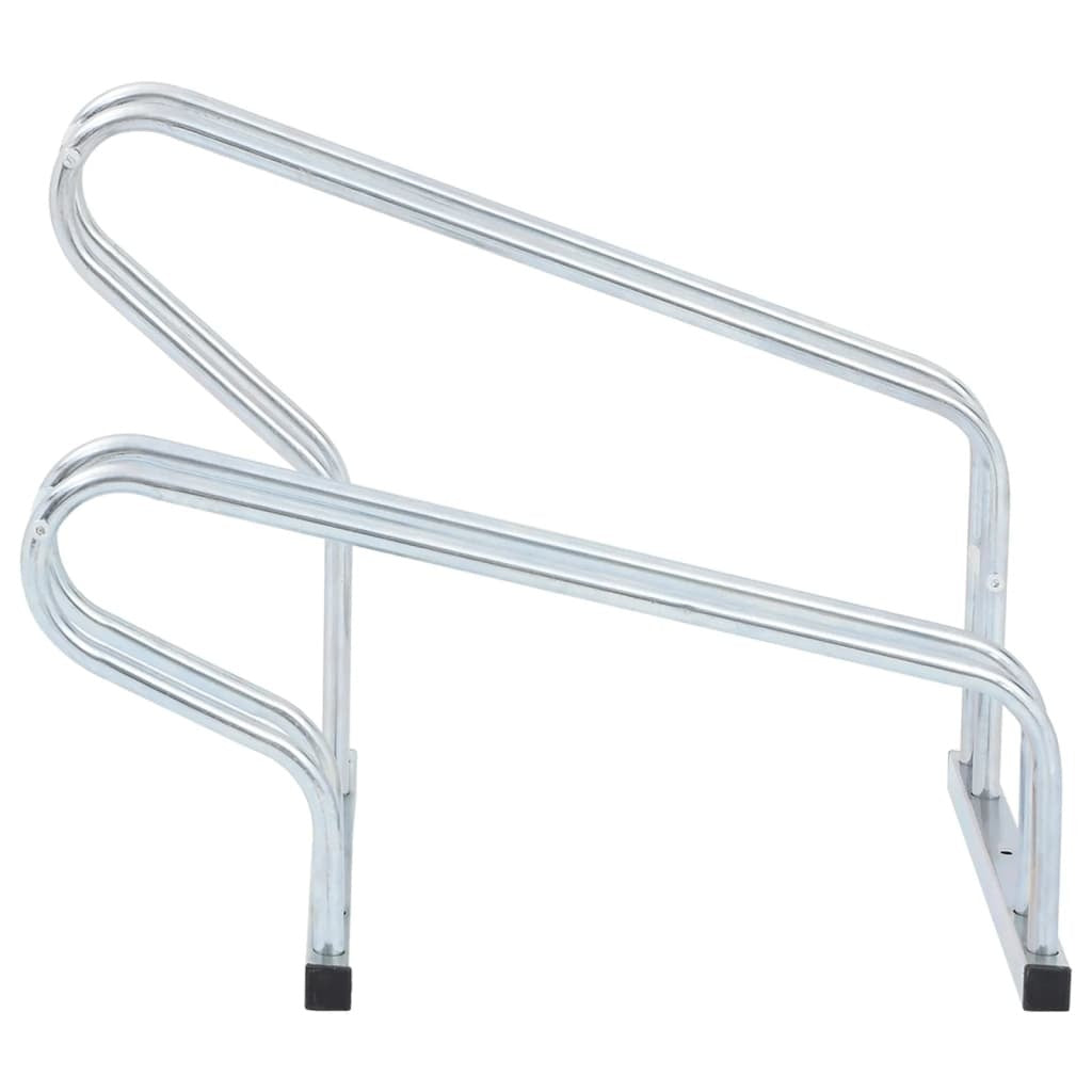 Bicycle Stand for 2 Bikes Floor Freestanding Galvanized Steel