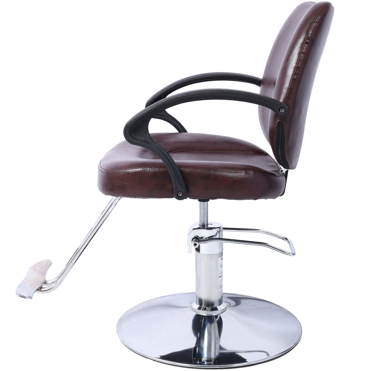 Hair Salon Chair Styling Heavy Duty Hydraulic Pump Barber Chair Beauty Shampoo Barbering Chair for Hair Stylist Women Man,with Barber Cape (Brown)