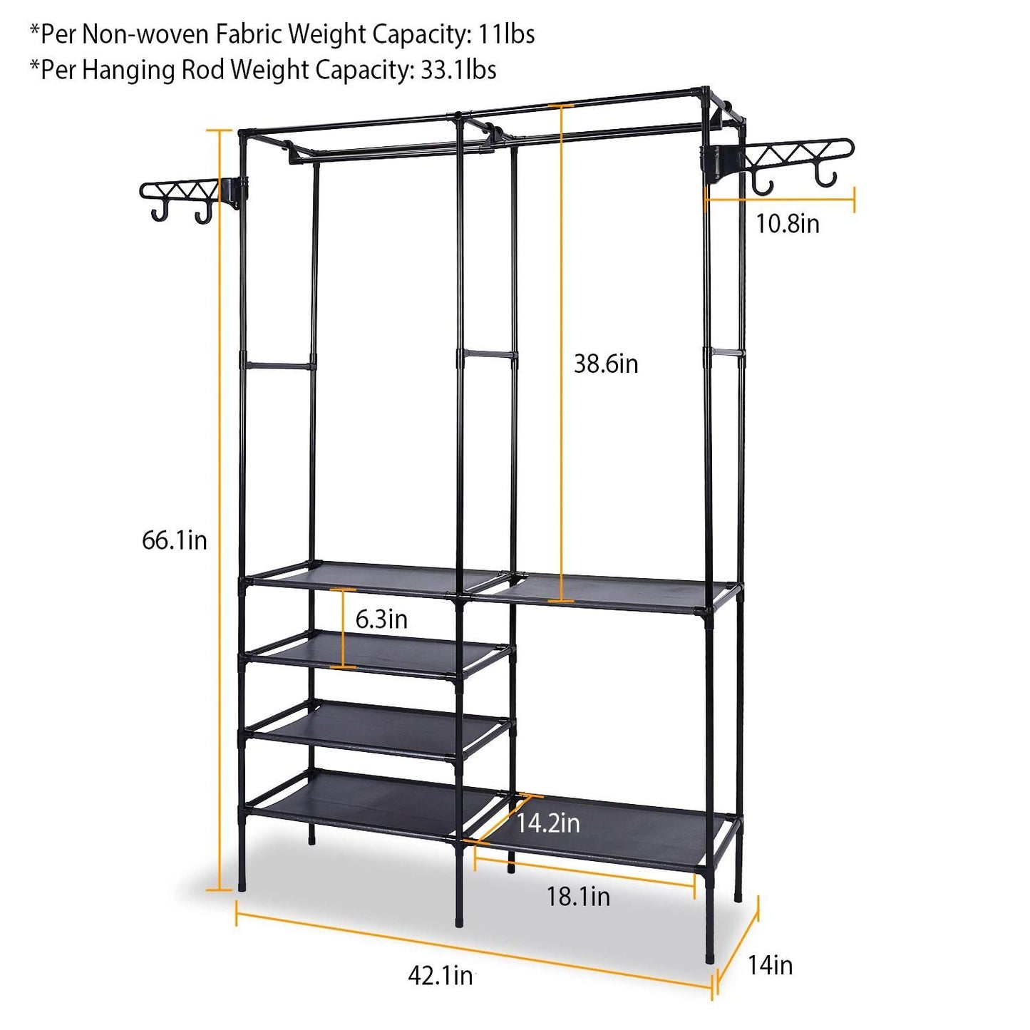 Metal hangers, shoes, clothing racks, independent multifunctional wardrobes