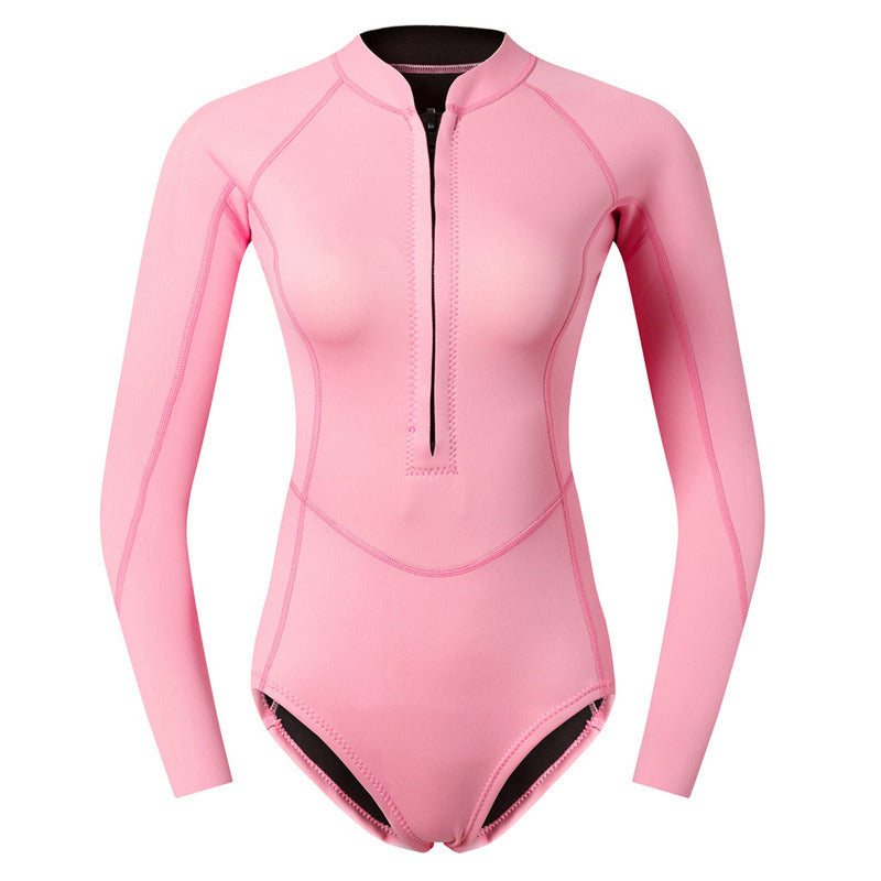 2024 Women's 2MM Neoprene Snorkeling Wetsuits Keep Warm Scuba Water Sport Spearfishing Surfing Diving Suit Bathing Swimwears