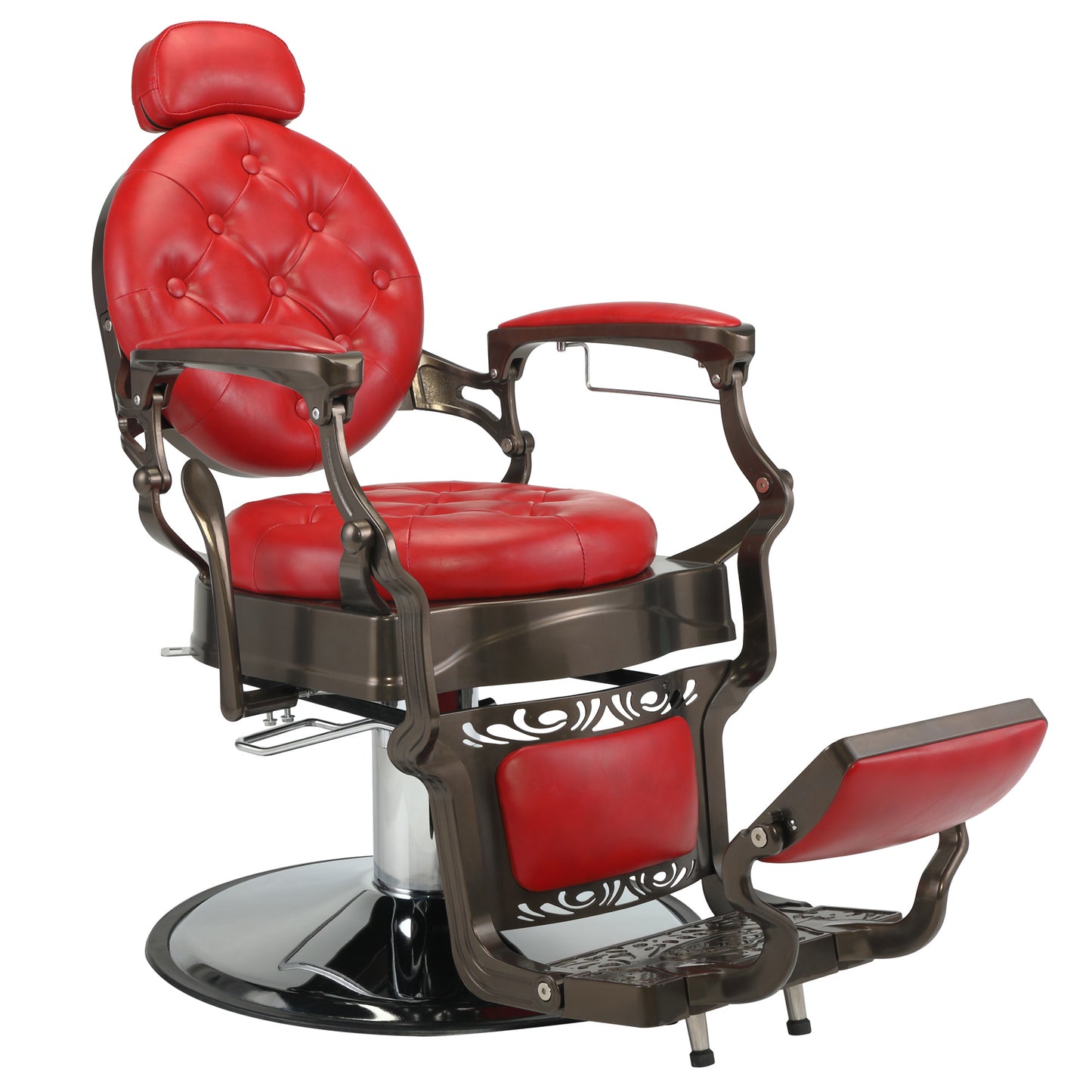 Vintage Barber Chair;  Heavy Duty Hydraulic Salon Chair;  Recline Salon Chair;  Beauty Spa Styling Equipment