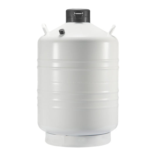 VEVOR Liquid Nitrogen Tank 30 L Aluminum Alloy LN2 Container Dewar 6 Canisters