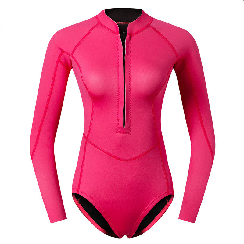 2024 Women's 2MM Neoprene Snorkeling Wetsuits Keep Warm Scuba Water Sport Spearfishing Surfing Diving Suit Bathing Swimwears