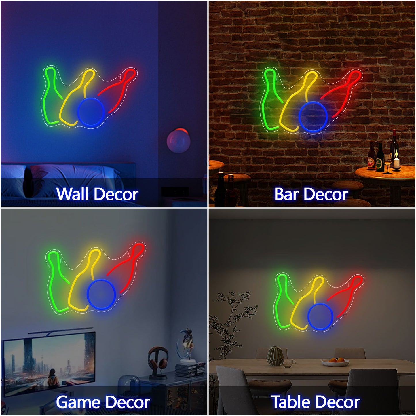 1pc Neon Sign - Novelty Lighting for Party Ambiance - LED Wall Light for Living Room, Bedroom, Festival, Theme Party Props, Birthday Gifts with Unique Design