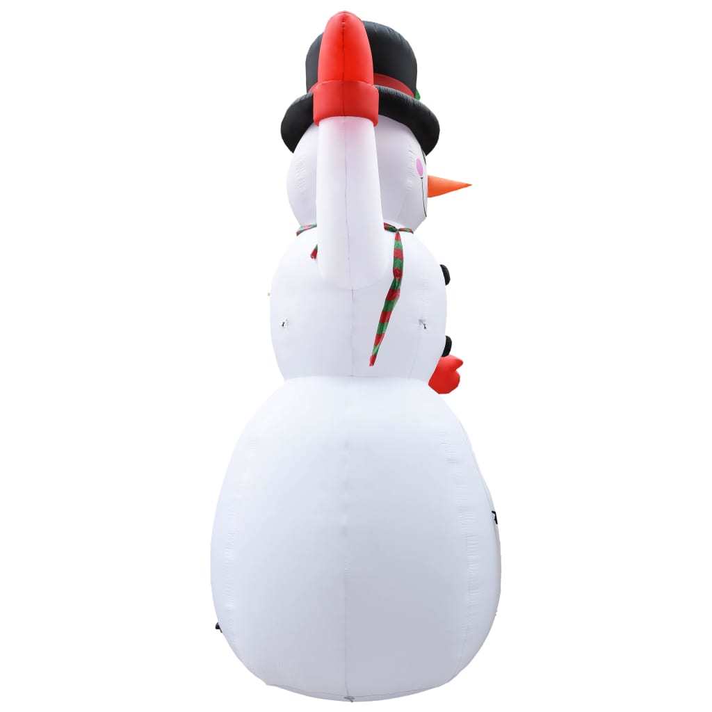 Christmas Inflatable Snowman with LED IP44 236.2" XXL