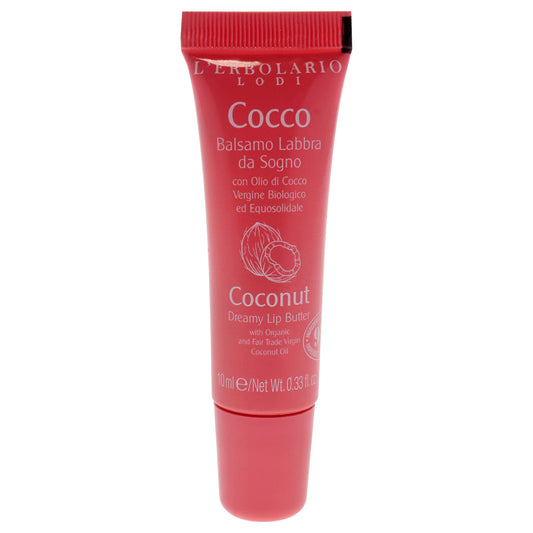 Dreamy Lip Butter - Coconut by LErbolario for Women - 0.33 oz Lip Balm