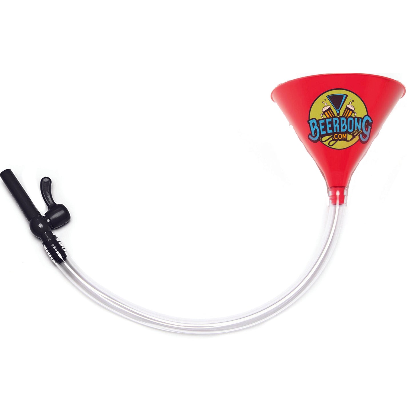 Beer Bong with Valve - 2 Ft. Tube Beer Funnel