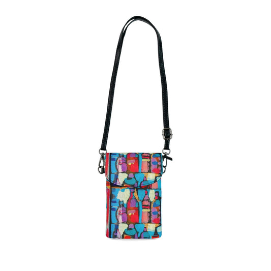 Crossbody Cell Phone Purse, Sutileza Smooth Colorful Abstract Print