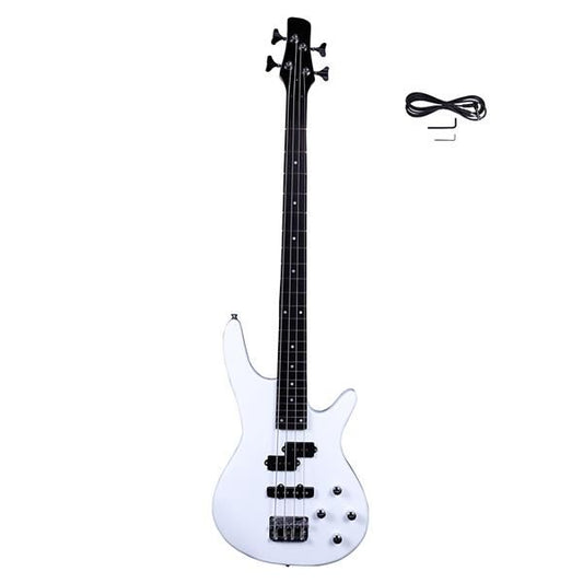 Exquisite Stylish IB Bass with Power Line and Wrench Tool White