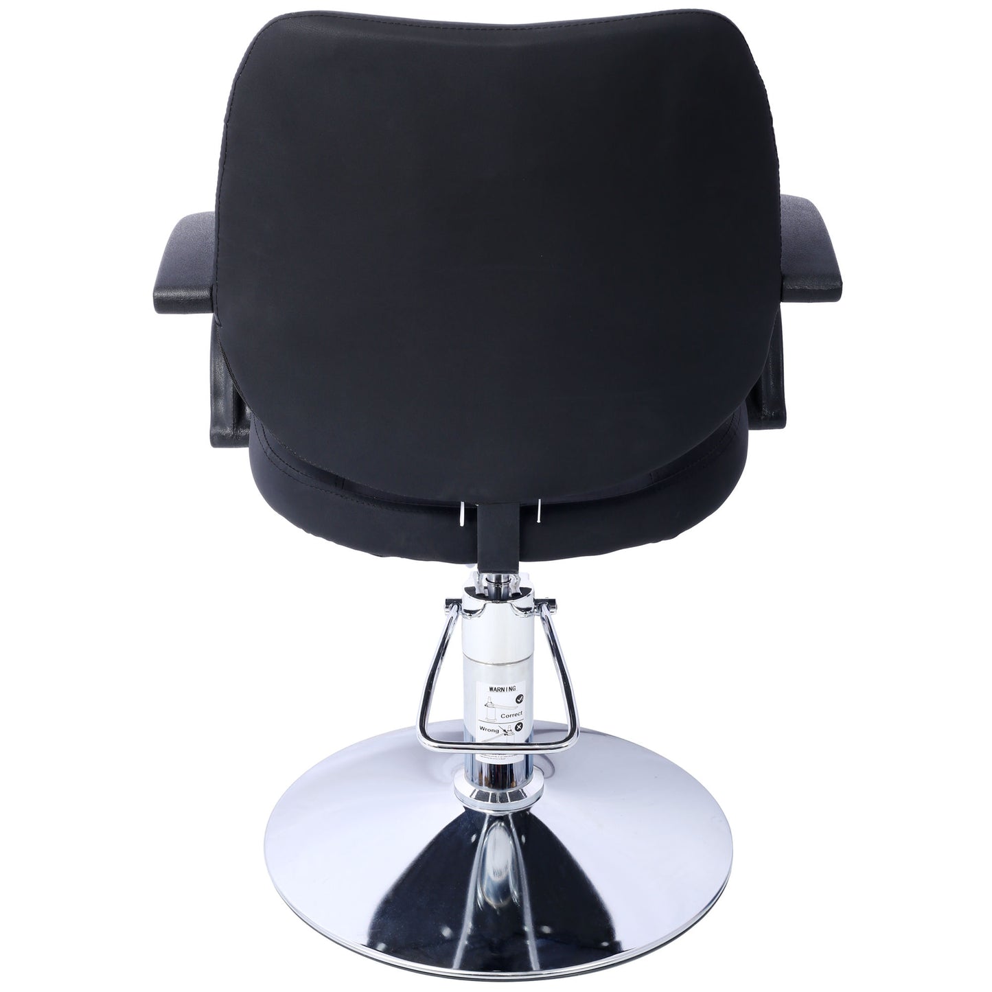 Hair Salon Chair Styling Heavy Duty Hydraulic Pump Barber Chair Beauty Shampoo Barbering Chair for Hair Stylist Women Man,with Barber Cape (Black)