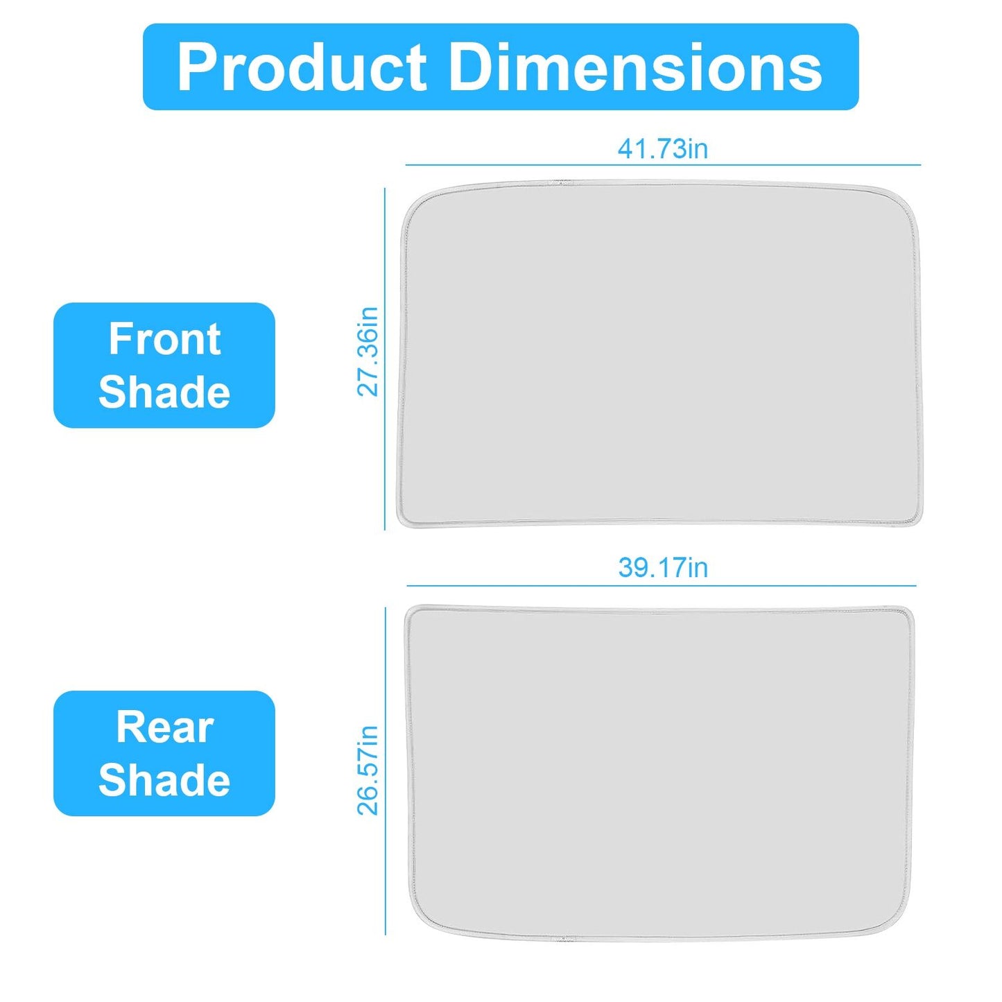 UV Protection Sunshade Roof Fit For Tesla Model Y Sunroof Window Installation Heat Blocking Anti-Sag Sunroof Shade Foldable Portable UV Reflector Fit For Model Y 2020-2024