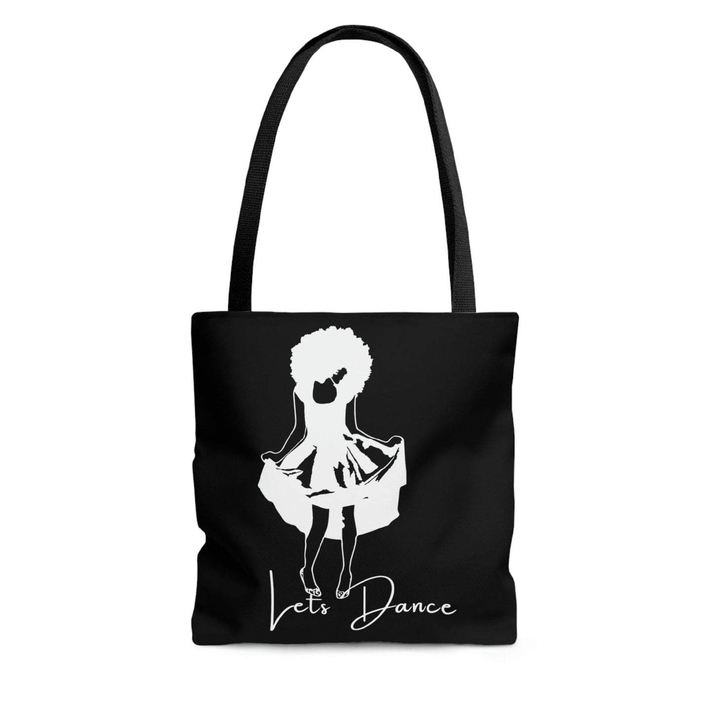 Canvas Tote Bag, Say It Soul, Lets Dance White Line Art Print