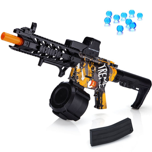 Electric Gel Ball Blaster, High-Speed Gelfire Blaster for Orbeez with 40000 Gel Rounds and Eyewear, Splatter Ball Toys for Outdoor Shooting Game Party Gift Ages 14 & Up, Red Sentinel