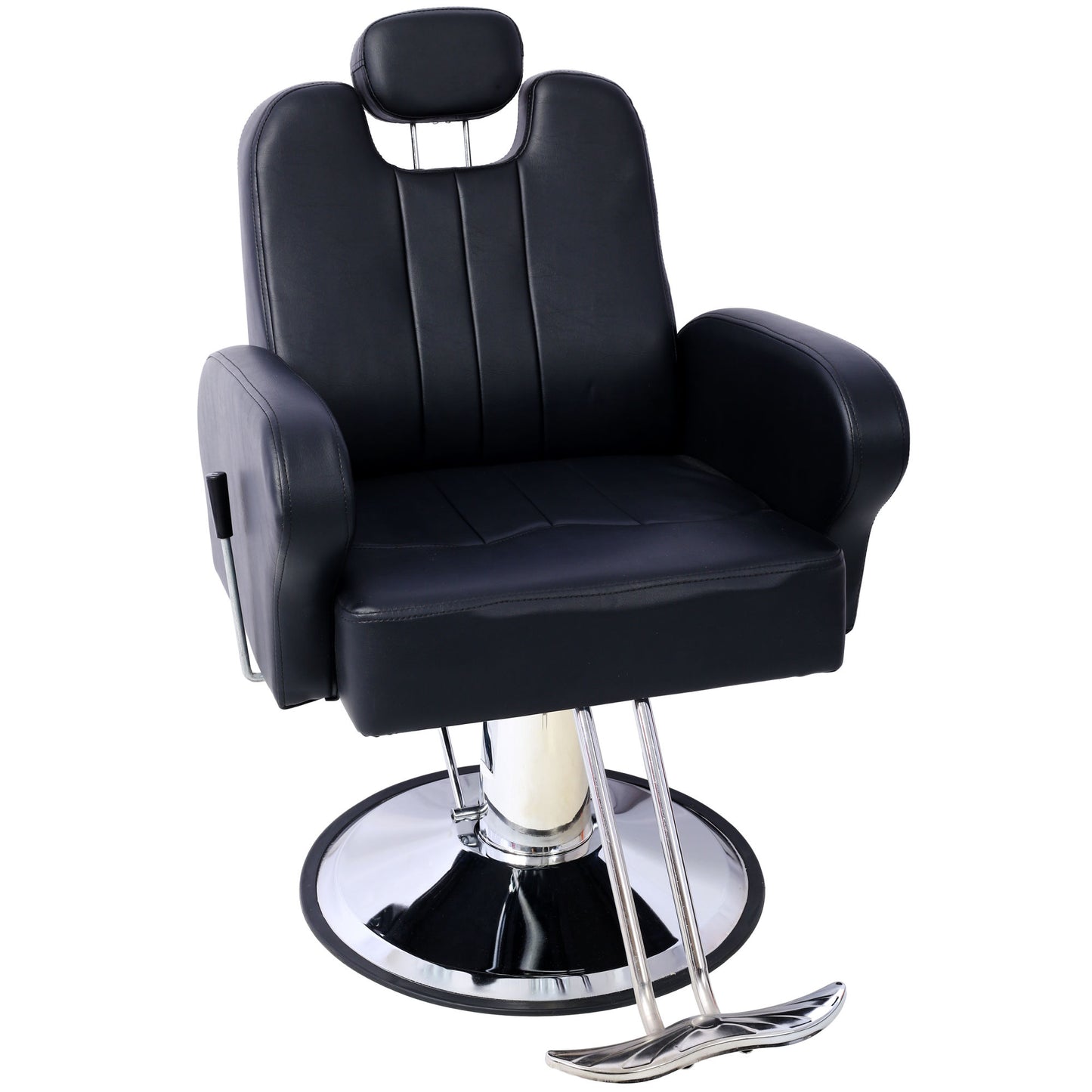 Artist hand Hair Stylist All Purpose Barber Chair for Barbershop Salon Chair,Heavy Duty Hydraulic Barber Chair Spa Furniture Shampoo Reclining Extra Wider Seat Beauty Hair Salon Equipment black