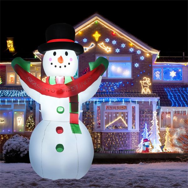 6 Feet Christmas Decoration Inflatable Christmas Snowman