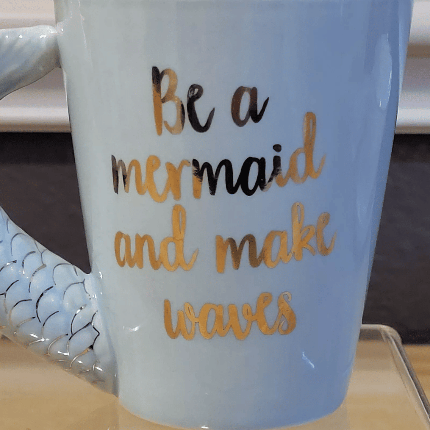 Be A Mermaid And Make Waves" Coffee Or Tea 10 Oz Mug By Sass & Belle