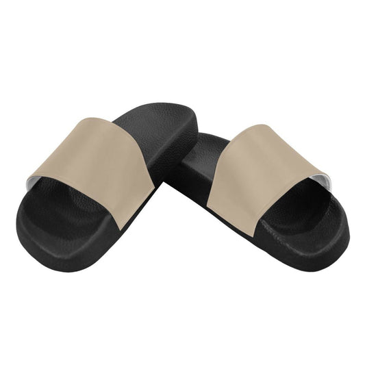 Flip-Flop Sandals, Dark Beige Womens Slides