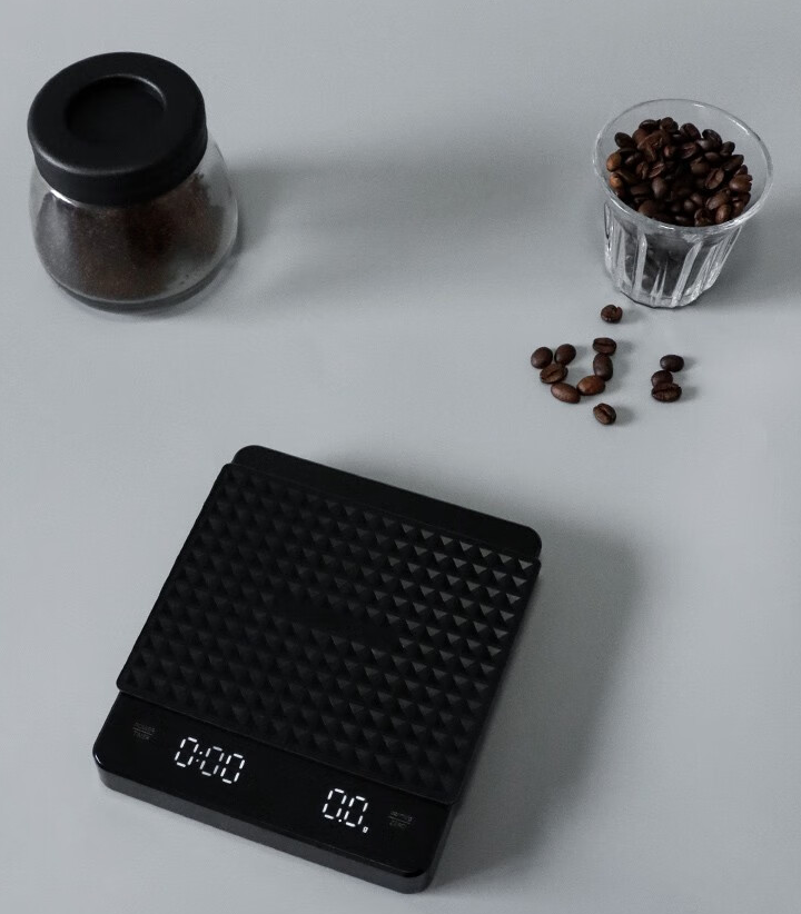 coffee timing scale. Weighing range of 3000g intelligent electronic scale kitchen baking scale quantity